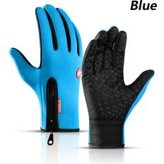 Pink Gloves Maxpower Winter Gloves For Men Touchscreen Windproof Cycling Cold Glove - Blue