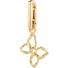 Pilgrim Charms & Vedhæng Pilgrim Butterfly Pendant - Guld