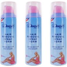 Depilatories Dimples Hair Removal Spray Foam Rose Fragrance 200 ml 3 Pack 200ml