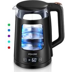 Fohere Electric Kettle 1.7L Glass Tea Kettle