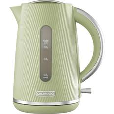 Daewoo Green Kettles Daewoo Cascade 1.7L Sage Textured Design Kettle SDA2774