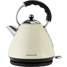 Cookworks Pyramid Kettle Water Level 1.7L Almond