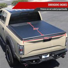 Tonneau Covers Spec-D Tuning TCR2-F25099-65-MP 6 ft 9 in Roll Up Tonneau Cover
