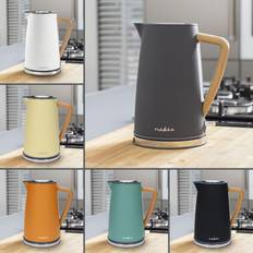 Nedis 1.7L Soft Touch Jug Kettle with Wood Effect Handle