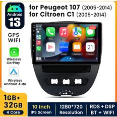 Awesafe Car Stereo Radio Android 13 GPS for Toyota Aygo Peugeot 107