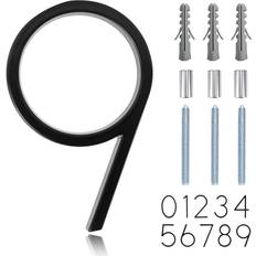 Steel Facade Numbers Doc Johnson 5 Floating Stainless Steel Address House Number