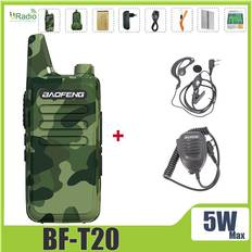 Walkie Talkies Maxpower BF-T20 5W Portable Mini Walkie Talkie