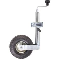 Trailers Streetwize 48mm Jockey Wheel with Pneumatic Tyre & Clamp Split Trailer Caravan