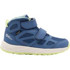 Jongen Wandelschoenen Jack Wolfskin Woodland 2 Texapore Mid VC Kids Waterdichte Wandelschoenen - Blauw
