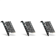 Controller Cards Jojomino 3X PCIe to USB 3.2 Gen 2 Adapter Card