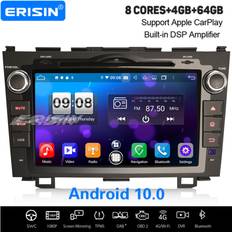 Boat- & Car Stereos Erisin 8-Core Android 10.0 DSP Car Stereo CarPlay WiFi Bluetooth DAB+ Satnav for Honda CR-V