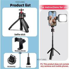 Dechoicelife GoPro Mini Selfie Stick Tripod Tabletop Stand