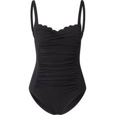 Hunkemöller Badkläder Hunkemöller Baddräkt Shaping Scallop - Svart