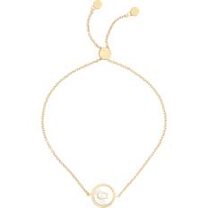 Coach Signature Mother Of Pearl Coin Slider Bracelet - Gold