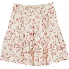 Nederdel - Beige/Brun/Pink