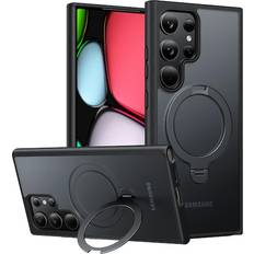 Torras Samsung Galaxy S24 Ultra Hybrid Skal MagSafe Kompatibelt Svart