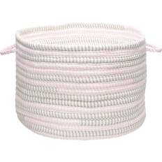 Colonial Mills Bella Nursery 14x14x10 Pink Grey Basket