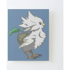 Canvas Print Junon Baby Chocobo Final Fantasy VII Rebirth DIY Install Kit 16x20" Wall Home Décor Framed Art
