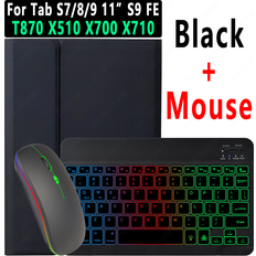 Black Keyboard Case For Samsung Galaxy Tab S6 Lite