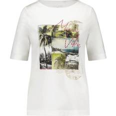Gerry Weber T-shirts Gerry Weber Shirts - Cyanblå/Lysegrøn/Sort/Hvid