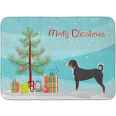 Carpets & Rugs Caroline's Treasures Appenzeller Sennenhund Christmas Floor Mat 19 x 27 Multicolor