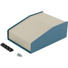 Elartiklar Hammond Electronics 1456CE2WHBU Panelhölje 146 x 102 x 56 mm Aluminium Blå Beige 1 st