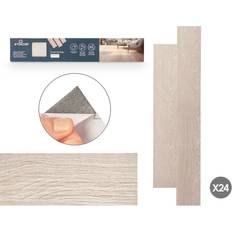 Gråa Plastgolv Gift Decor Stick Parquet Gray 24 Enheter