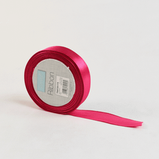 Pink Gift Wrap Ribbons Trimits Satin Ribbon 20mm x 15 Metre Roll Cerise Pink
