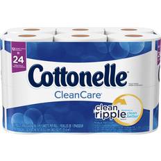Cottonelle Clean Care Double Roll Toilet Paper 12 Rolls 190 Count