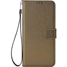BOSHENG Brown Leather Wallet Stand for OPPO A78 4G