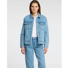 Selected Dame Jakker Selected Cowboyjakke SlfAlice LS - Light Blue Denim