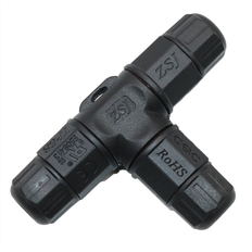 Melitt M20 LP68 Waterproof Connector T Shape 3 Way 4 Core Junction Box