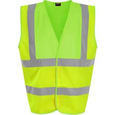 Green Work Vests Pro Rtx Unisex Adult Sleeveless Hi-Vis Vest - Yellow/Lime Green