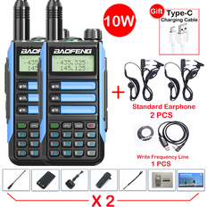 Walkie Talkies BOSHENG Baofeng UV16 Max V2 IP68 Waterproof Walkie Talkie 2 pcs