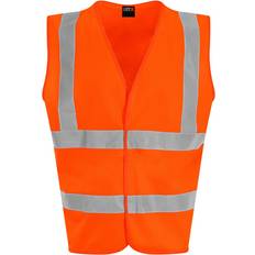 L Work Vests Pro Rtx Unisex Adult Sleeveless Hi-Vis Vest - Hi Vis Orange