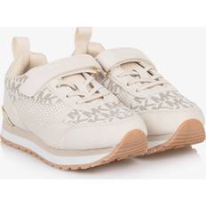 Michael Kors Kids Girls Velcro Mk Trainers - Ivory