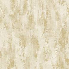 Grandeco Wallpapers Grandeco Venetian Plain Cream Metallic Gold Wallpaper Textured Blown Vinyl