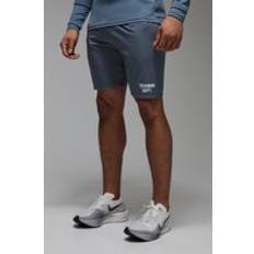 Steel Shorts boohooMAN Active Performance Training Dept 5 Inch Shorts - Tan