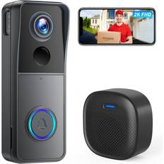 Security XTU Wireless Video Doorbell Camera 2K HD