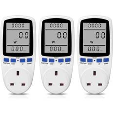 Power Consumption Meters Tlily 3X AC Digital LCD Power Meter