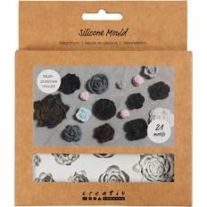 Hobbymaterial Creativ Company Silikonform Rosor 21 Motiv 7-40 mm