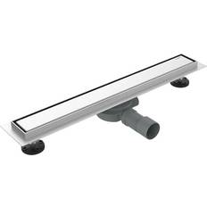 Steel Floor Drains Ibergrif M42001-90 Linear Shower Drain 900mm 2 in 1 Double-sided Tile Insert