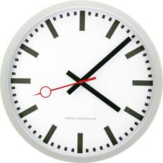 Eurotime 35 cm Silver Smygande Urverk Väggklocka