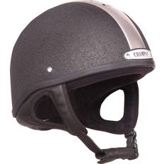 Champion Riding Helmets Champion Ventair Deluxe Skull Cap - Black/Silver