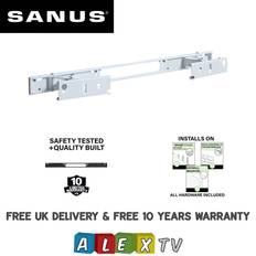 Sanus WSSAWM1-W2 White Extendable Soundbar Wall Mount