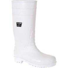White Safety Wellingtons Portwest Safety Wellington Boots - White