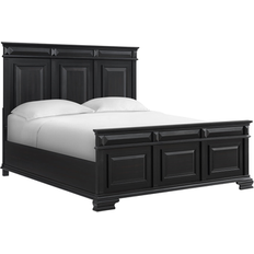 Bed Packages Picket House Furnishings Sumner King Panel 3PC Bedroom Set in Black