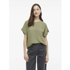 Grøn Bluser Vila Top ViJosa S/S Top - Grøn