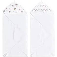 Aden + Anais Sköta & Bada Aden + Anais Pack of 2 Essential Hooded Towel Elephant Circus 23-19-361