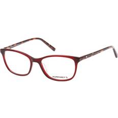 580035 Rectangle Glasses Female Red